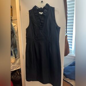 Cato dark blue denim sleeveless sheath dress, sz 16